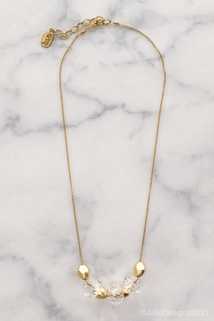 Adelaide Crystal Short Necklace