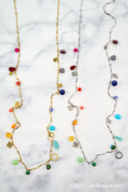 Celebes Long Dangle Detail Necklace