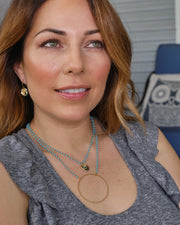 Booster Micro Linkage Circle Necklace