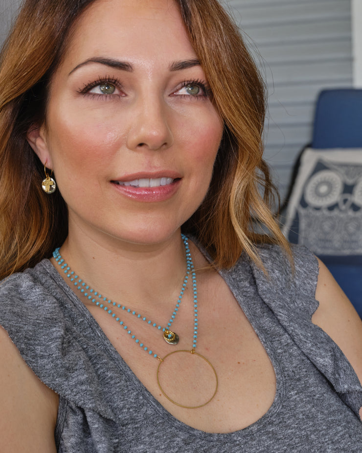 Booster Micro Linkage Circle Necklace