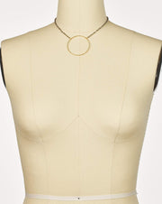 Booster Micro Linkage Circle Necklace