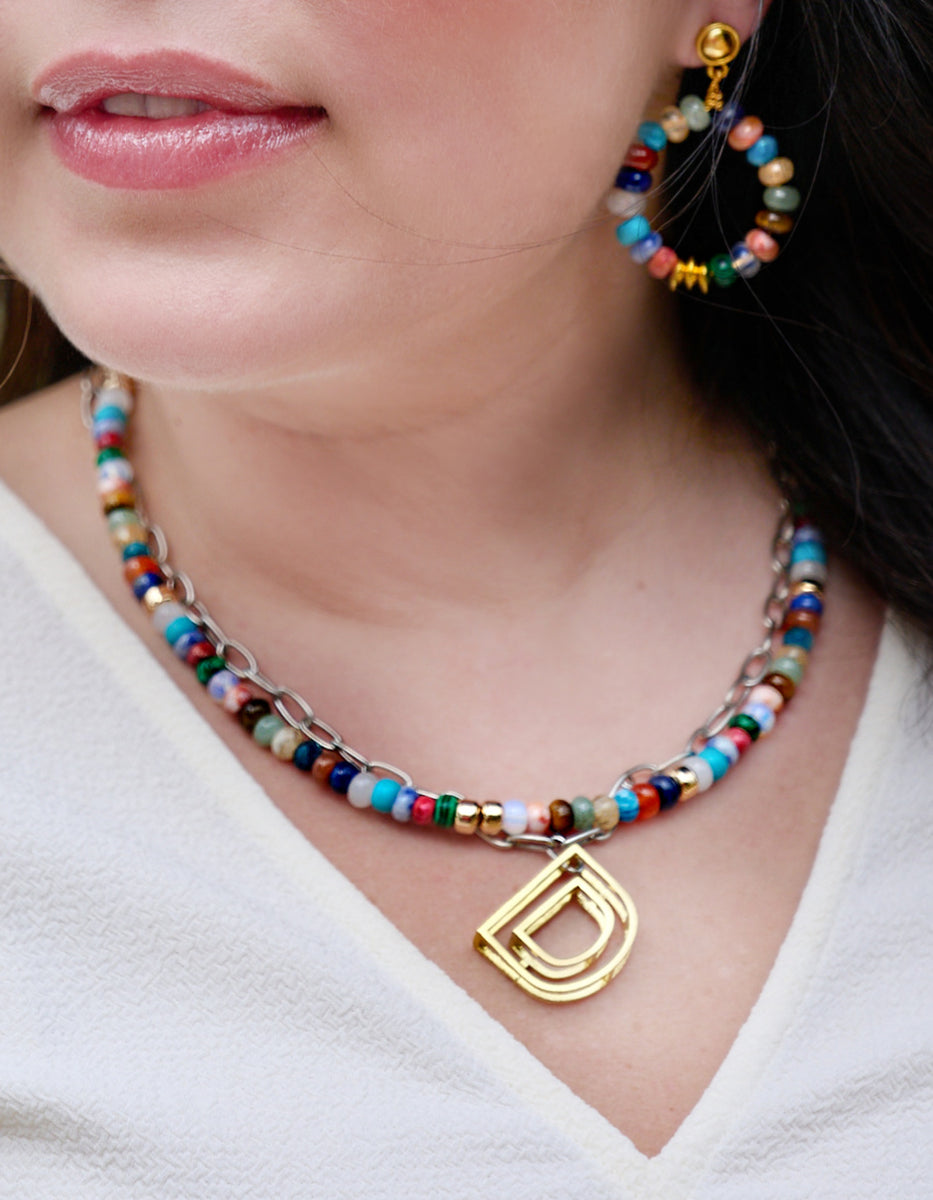 Caspian Gemstone Necklace – Julio Designs Store