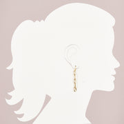 Small Paperclip Chain Earring (ER516)