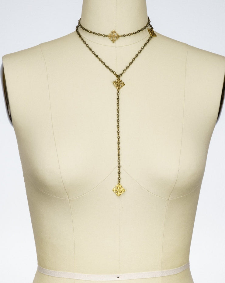 Sequel Long Layering Pearl Necklace