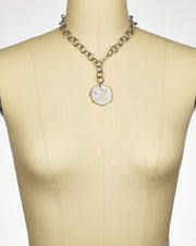Steinem Large Coin Pendant Necklace
