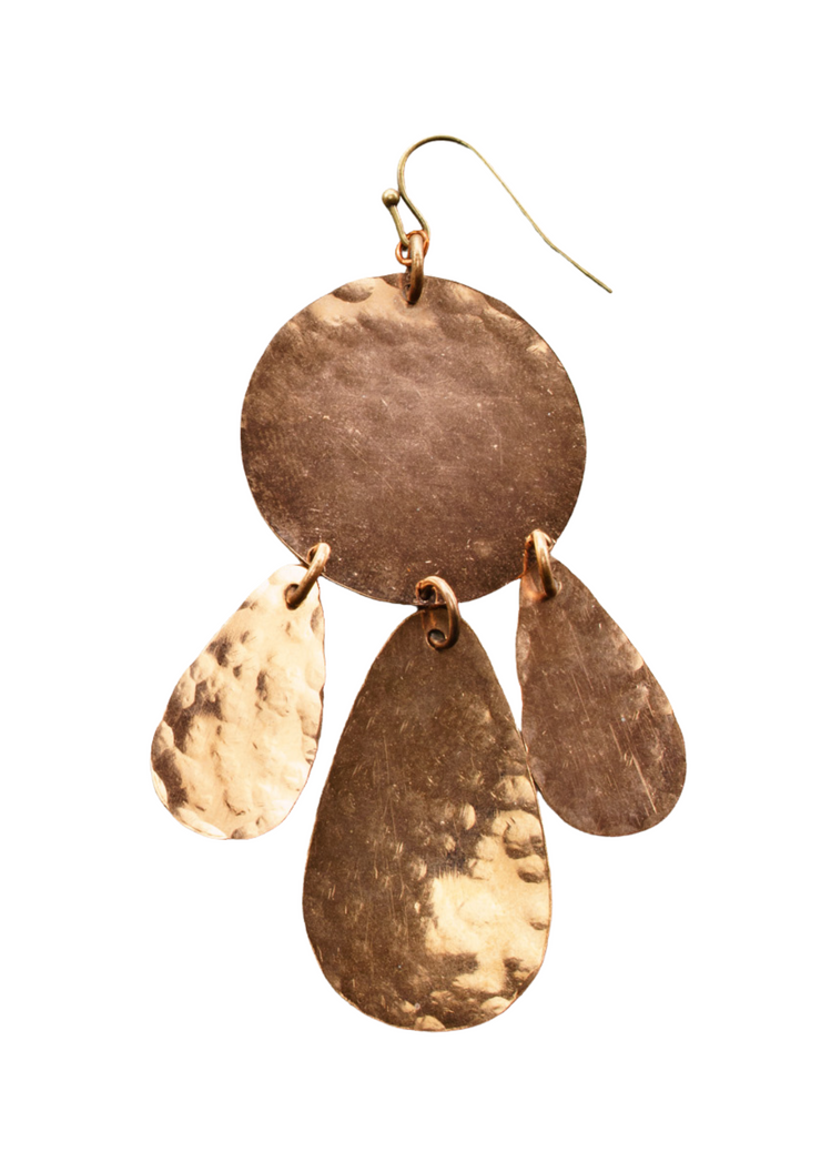 Hammered Dangle Earring (ER355)